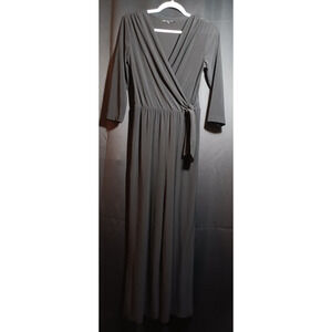 Nik and Nash Women’s Black Jumpsuit 3/4 Sleeve Size Small Casual Wide‑Leg Romper
